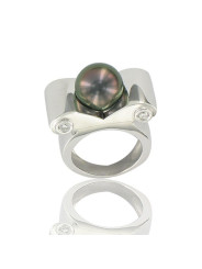 Bague Livre Perle Tahiti