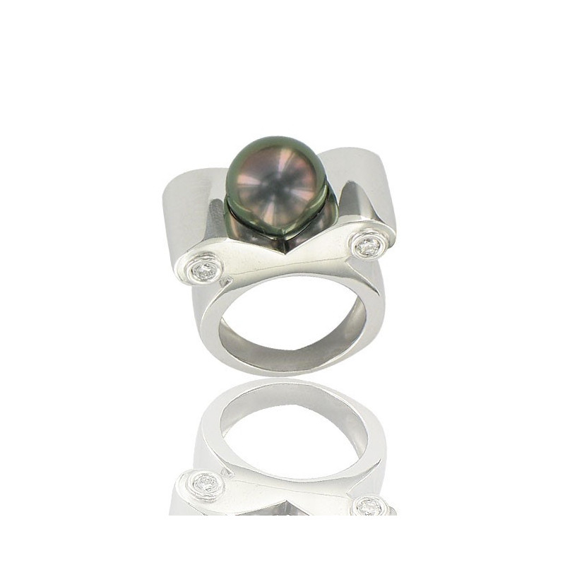 Bague Livre Perle Tahiti