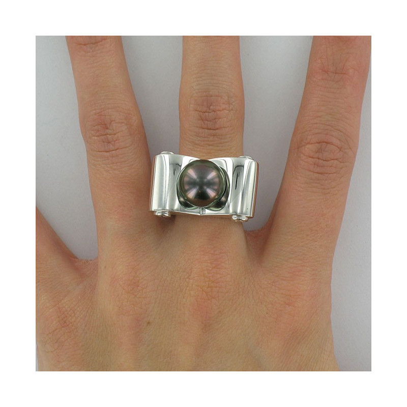 Bague Livre Perle Tahiti
