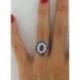 Fleur saphir & diamants