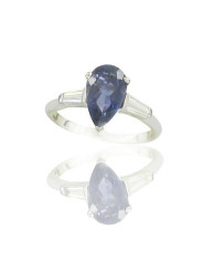 Iolite Poire et Tapers
