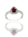 Rubis monture coeur