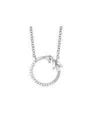 Cercle diamants ronds & baguettes