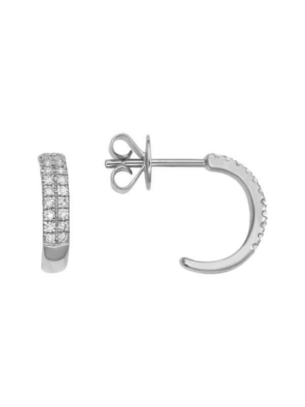 Demi-créoles Diamants