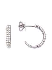 Demi-créoles Diamants