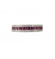 Alliance Rubis calibrés & Diamants