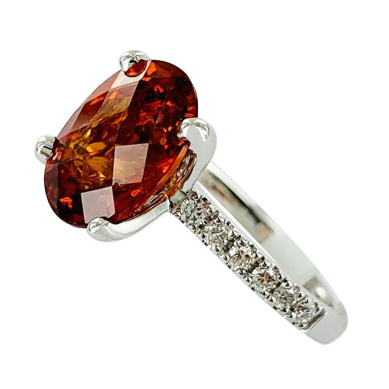 Grenat Spessartite & Diamants