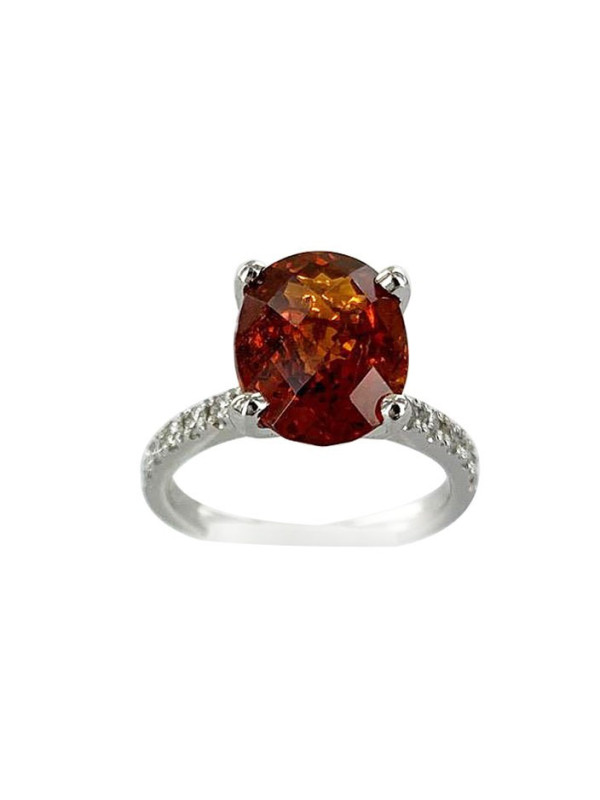 Grenat Spessartite & Diamants
