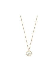 pendentif rond nacre