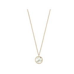 pendentif rond nacre