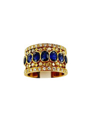 Bague ancienne saphirs
