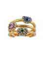 Saphirs : bleu, rose & vert
