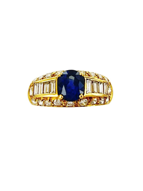 Saphir & Baguette Diamants