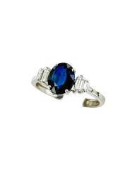 Saphir & Baguette Diamants
