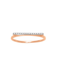 Ligne de diamants (or rose)