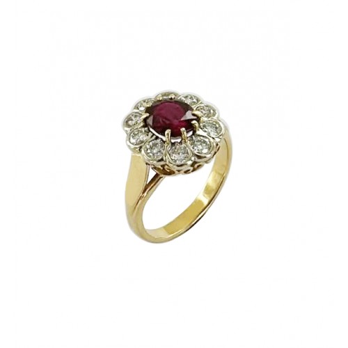 Pompadour rubis et diamants