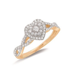 Coeur & vagues diamants