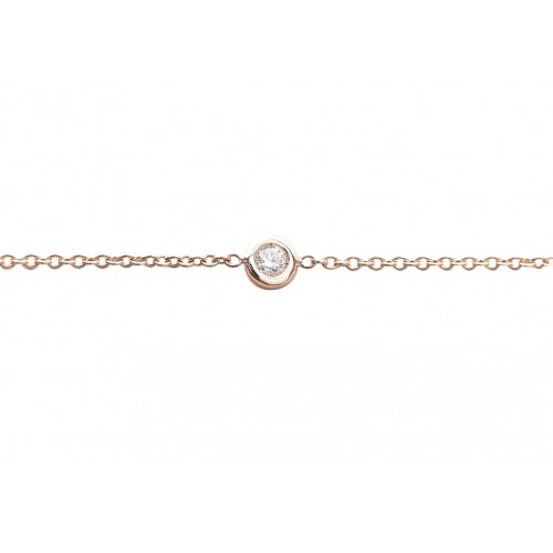 Diamant 0.09k serti clos