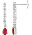 Pendantes rubis & diamants