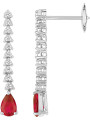 Pendantes rubis & diamants
