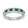 Emeraudes princesses et diamants