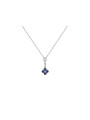 Fleur saphir et diamants