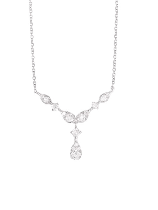 Collier goutte en chute