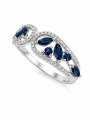 Dentelle saphirs & diamants