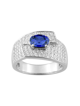 Saphir Kanshana pavage diamants