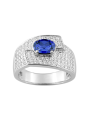 Saphir Kanshana pavage diamants