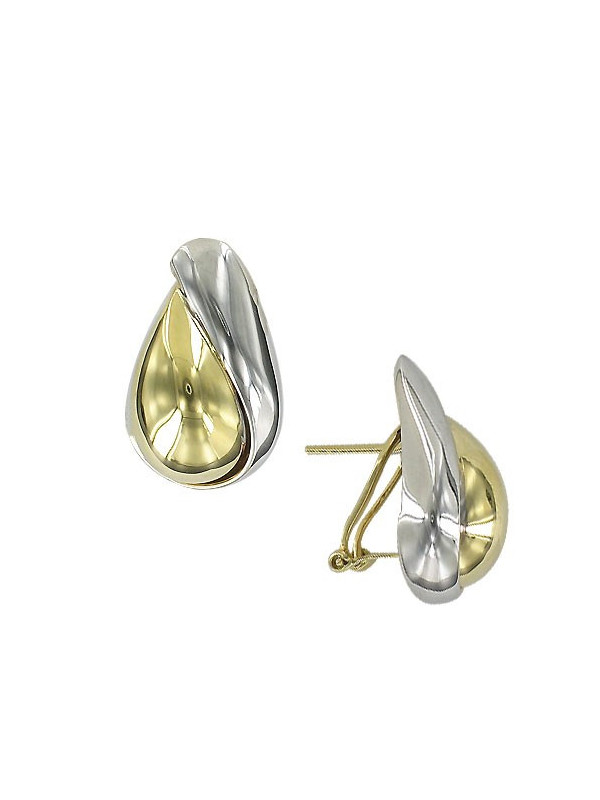 Gouttes d'or bicolores